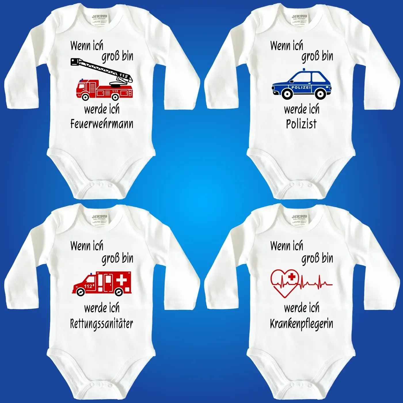 Babybody mit wählbarem Beruf für später