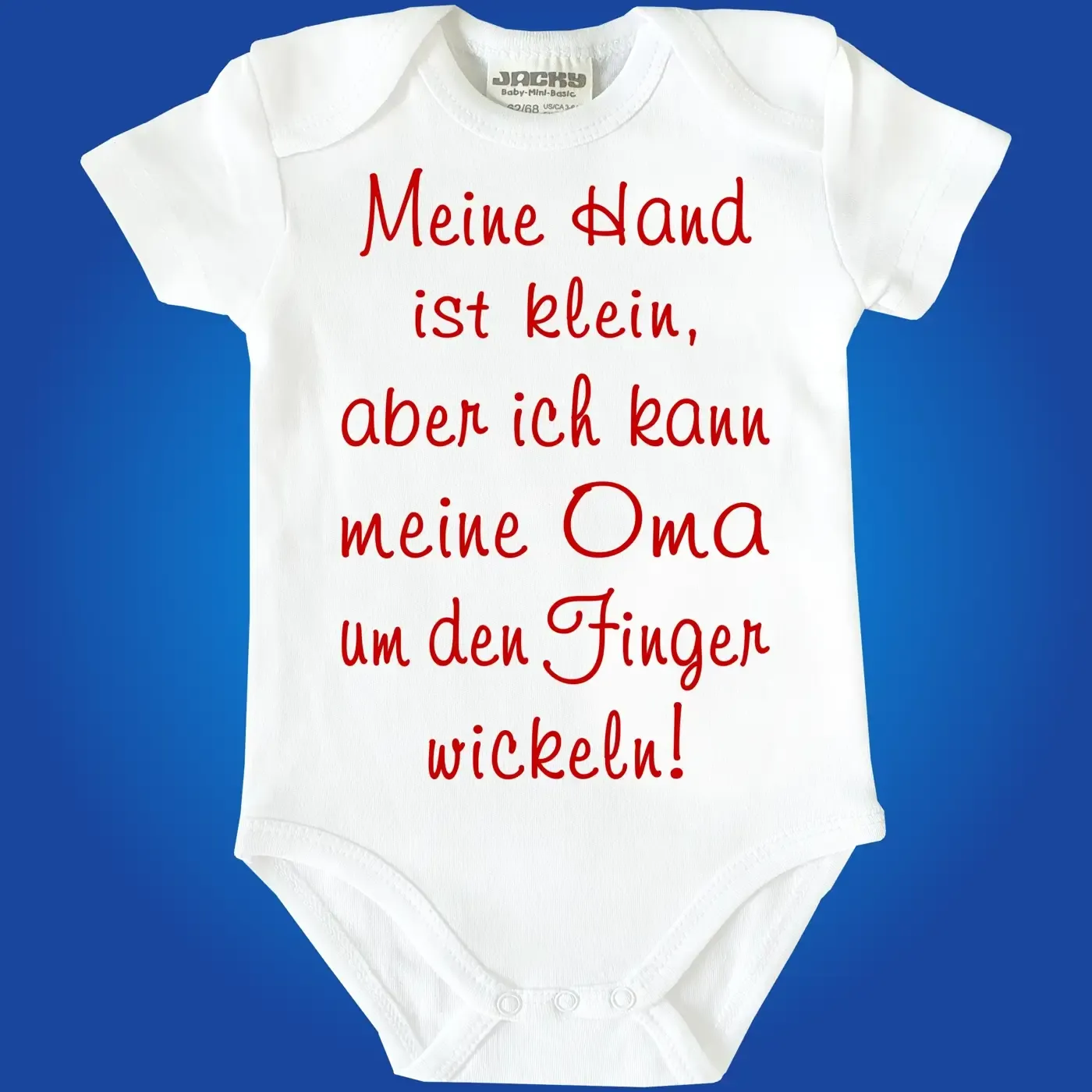 Witziger Baby Bodie mit Spruch zur Geburt