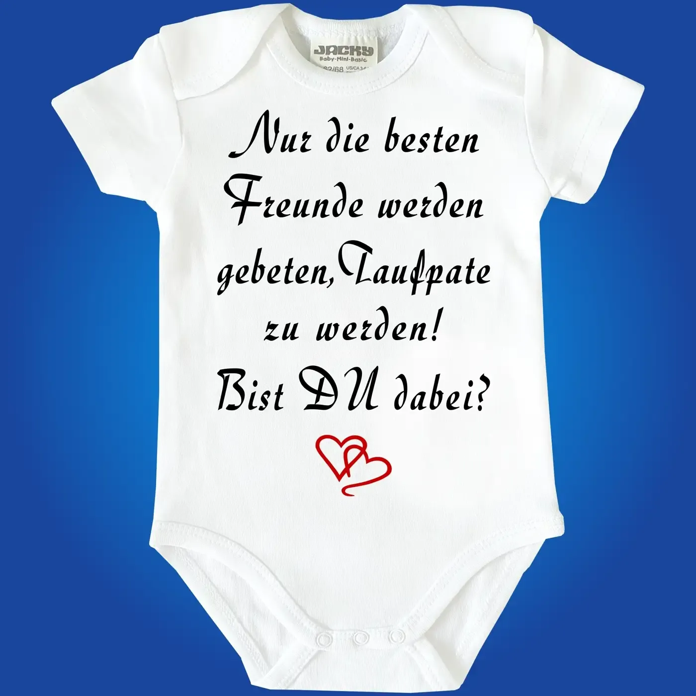 Baby-Body mit Druck Taufpaten