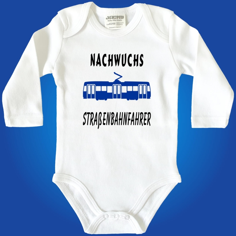 Babybody Straßenbahnfahrer
