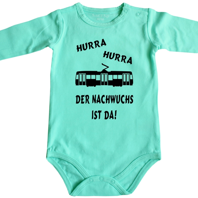 Babybody Straßenbahnfahrer