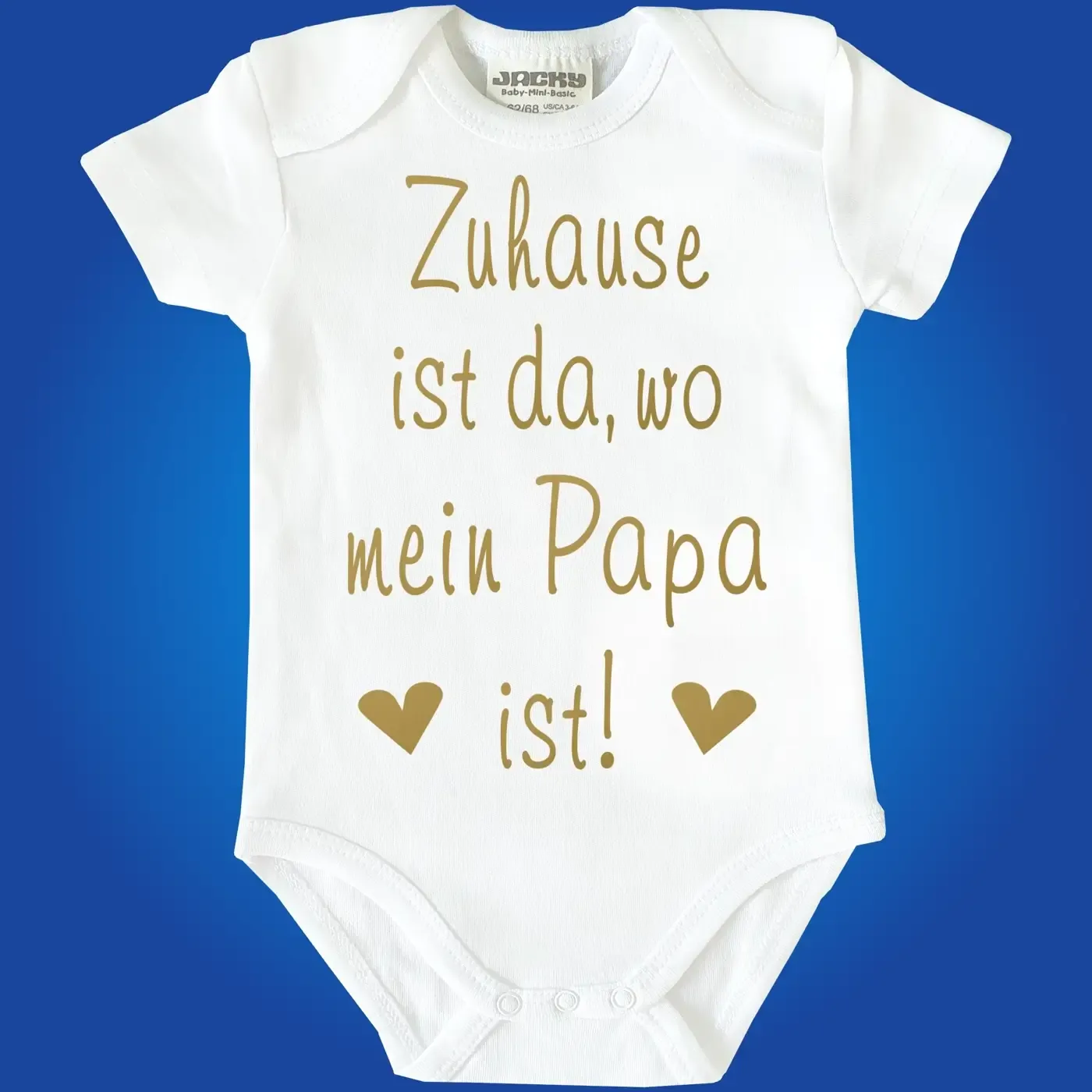 Baby bodysuit with saying for birth