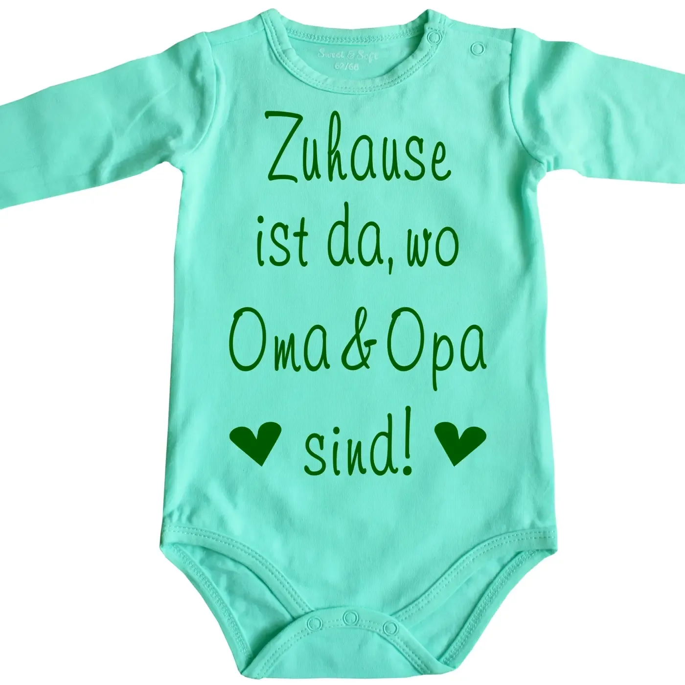 Babybody mit Druck Um den Finger wickeln