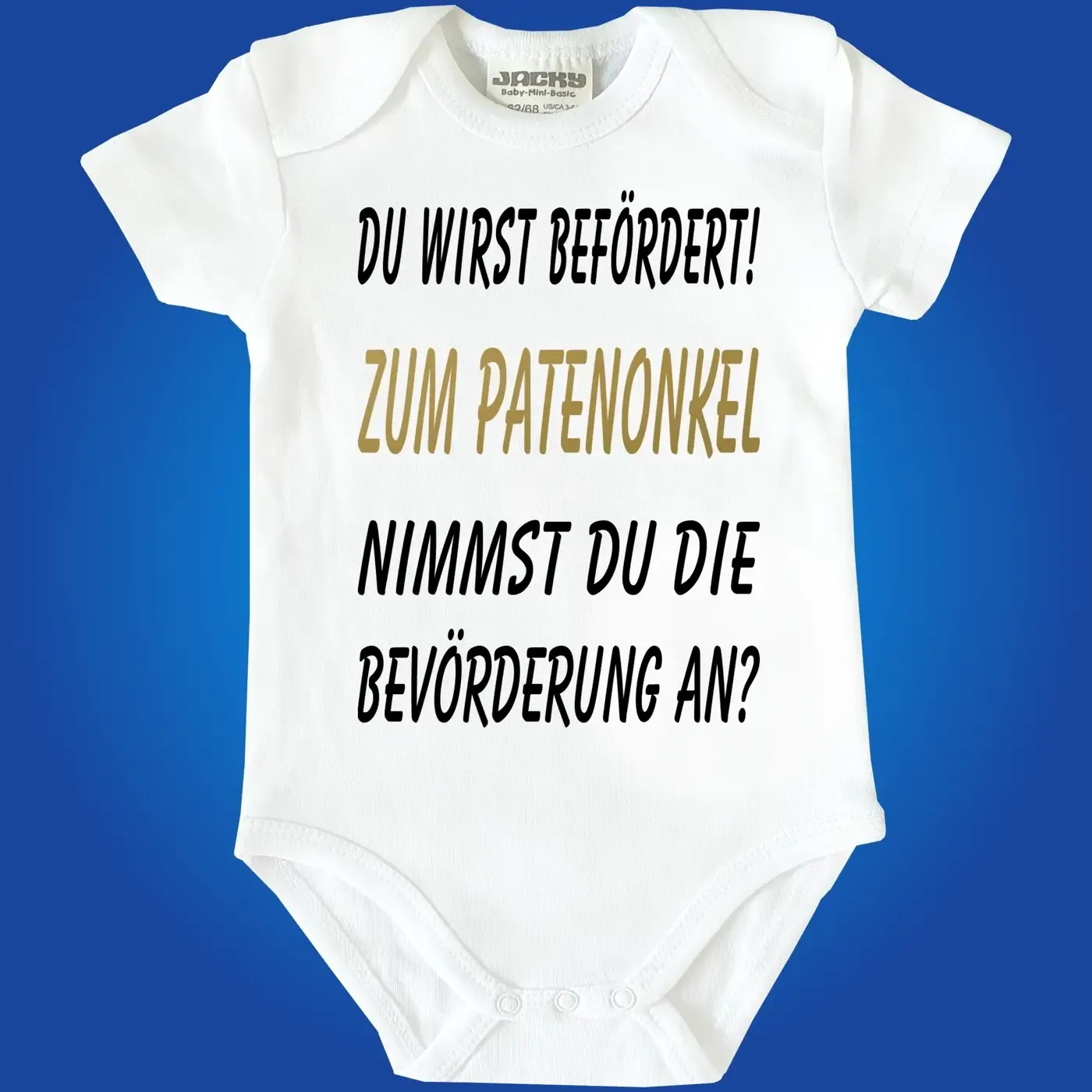 Baby-Body mit Druck Patentante
