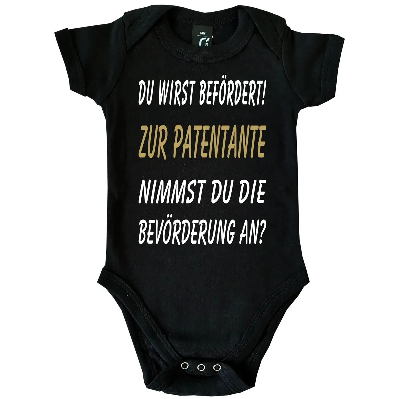 Baby-Body mit Druck zur Taufe