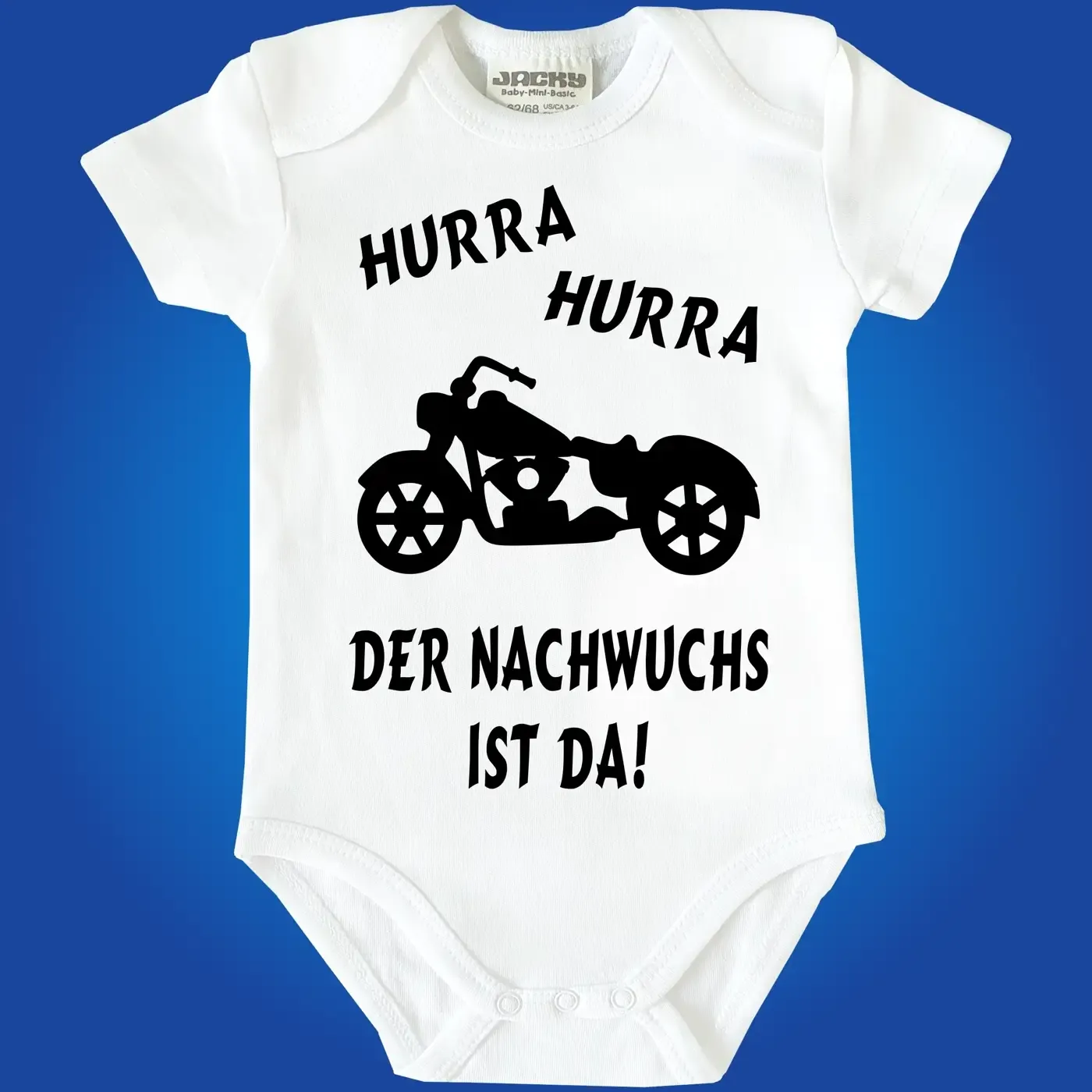 Baby Bodysuit with motorcycle biker