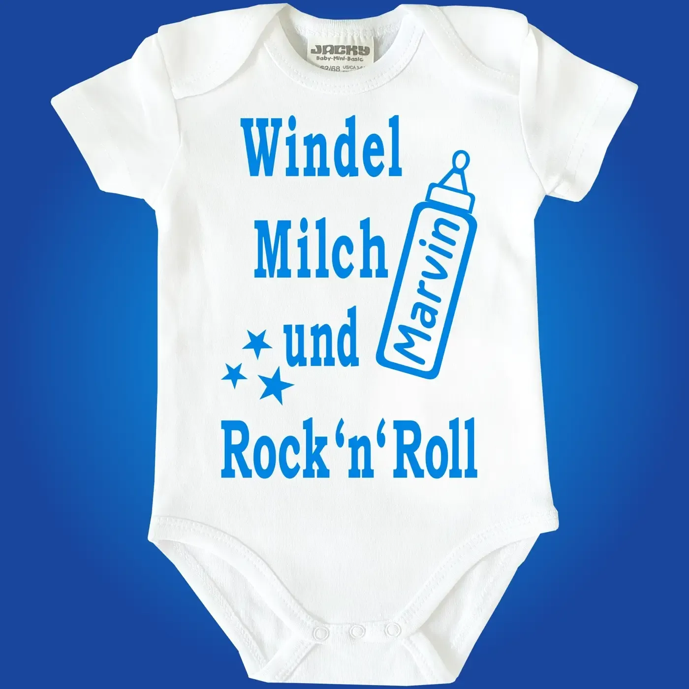 Baby-Body mit Aufdruck Rock 'n' Roll