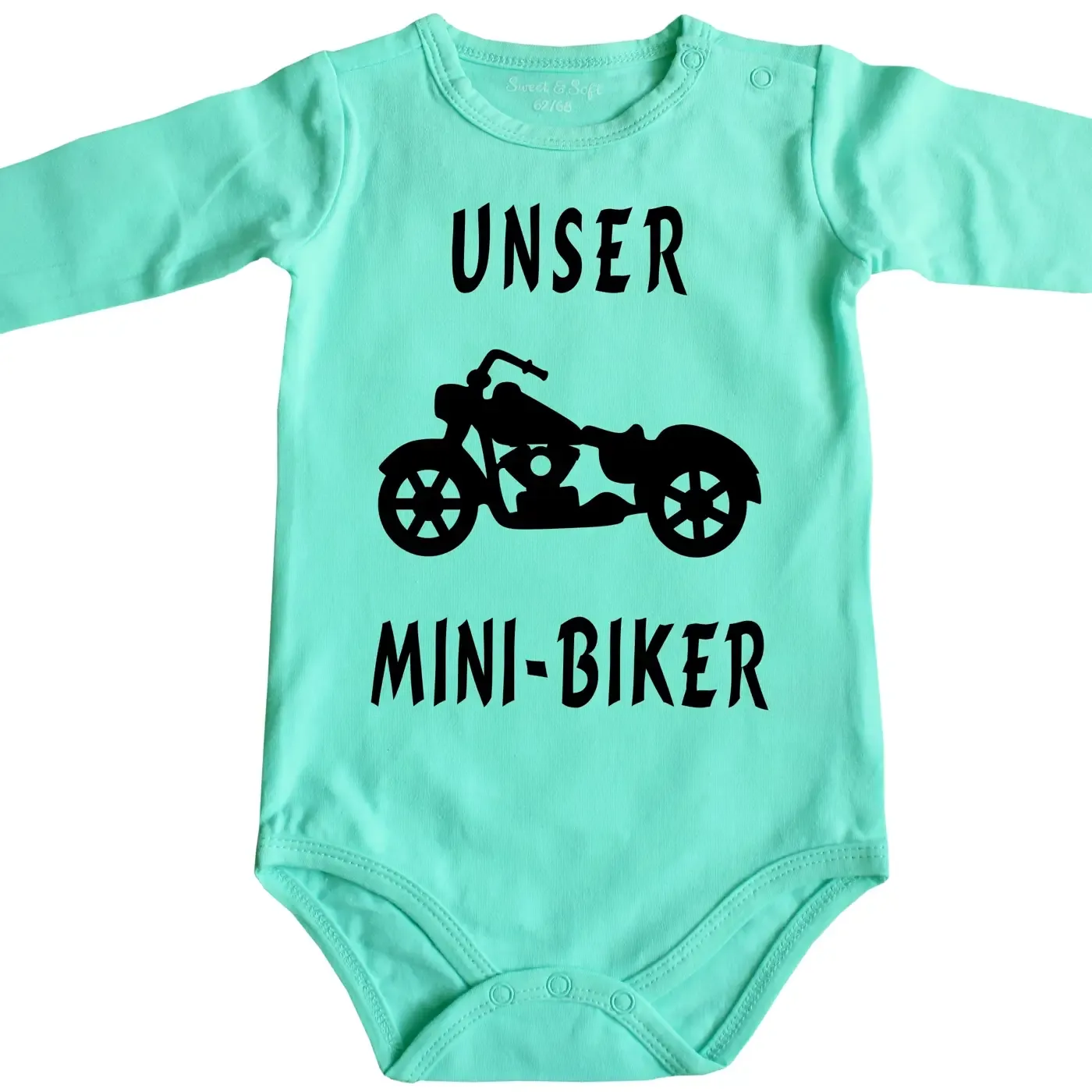 Baby Bodie Biker mit Motorrad