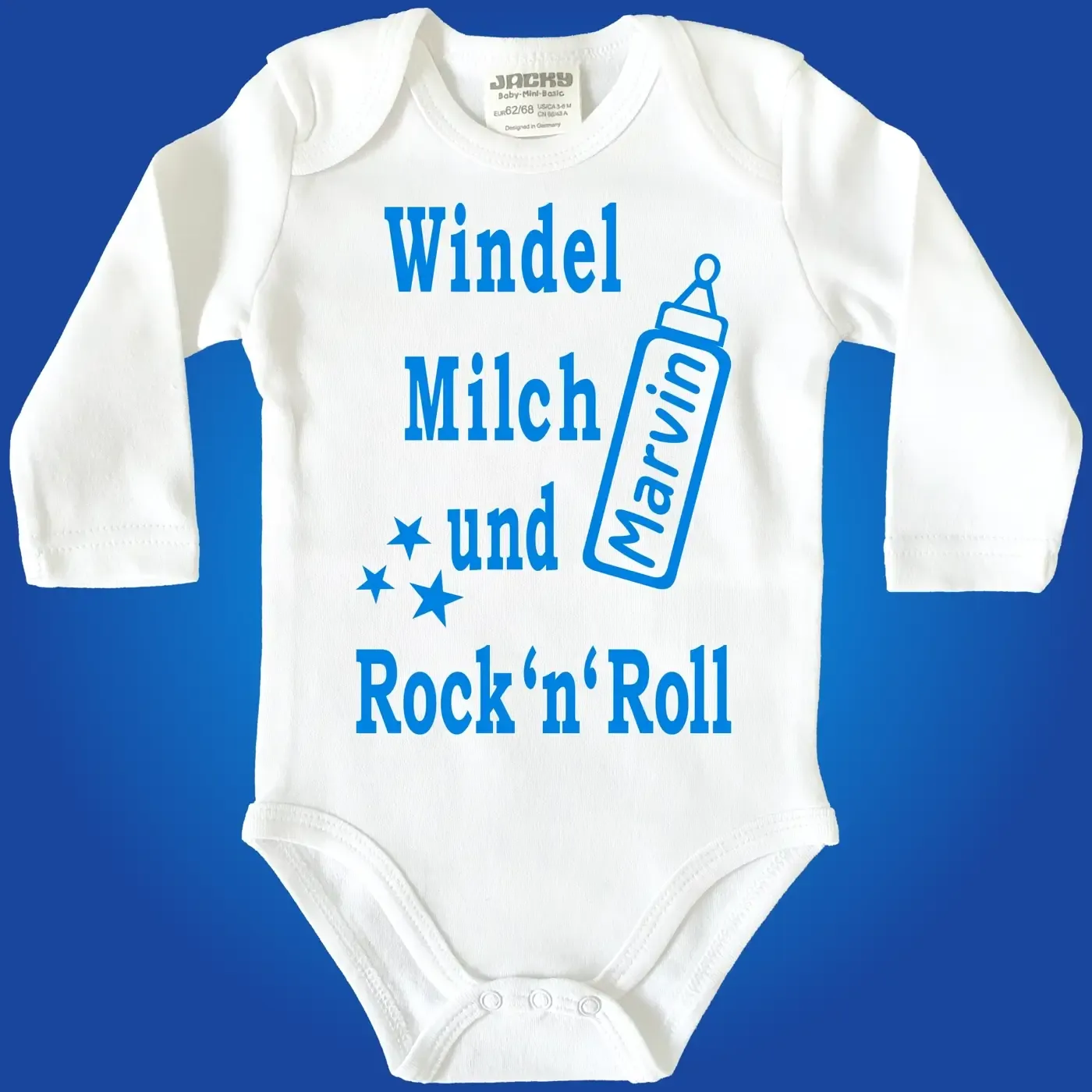 Baby-Body mit Aufdruck Rock 'n' Roll
