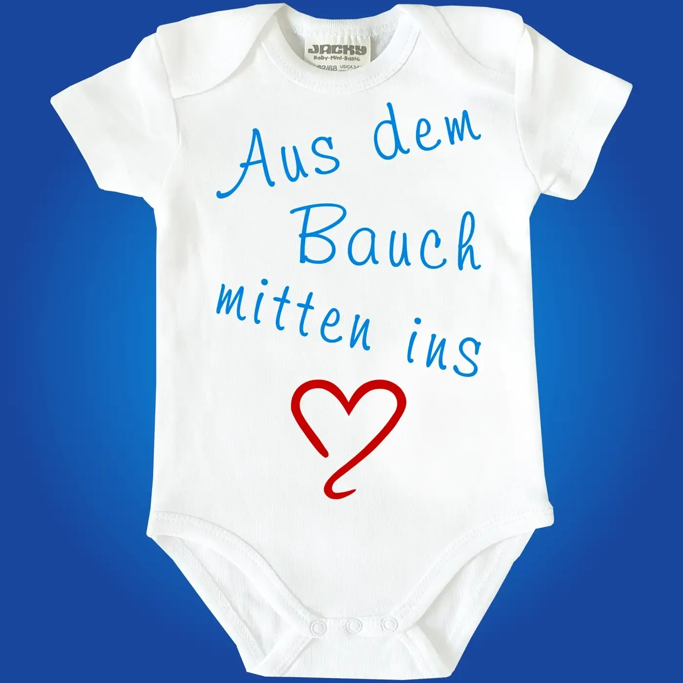 Baby-Body zur Geburt mit Herz