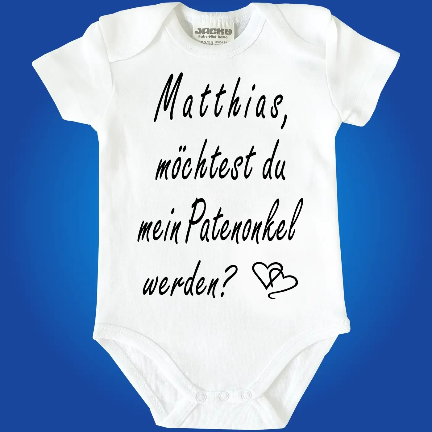 Strampler mit Aufdruck Patenonkel