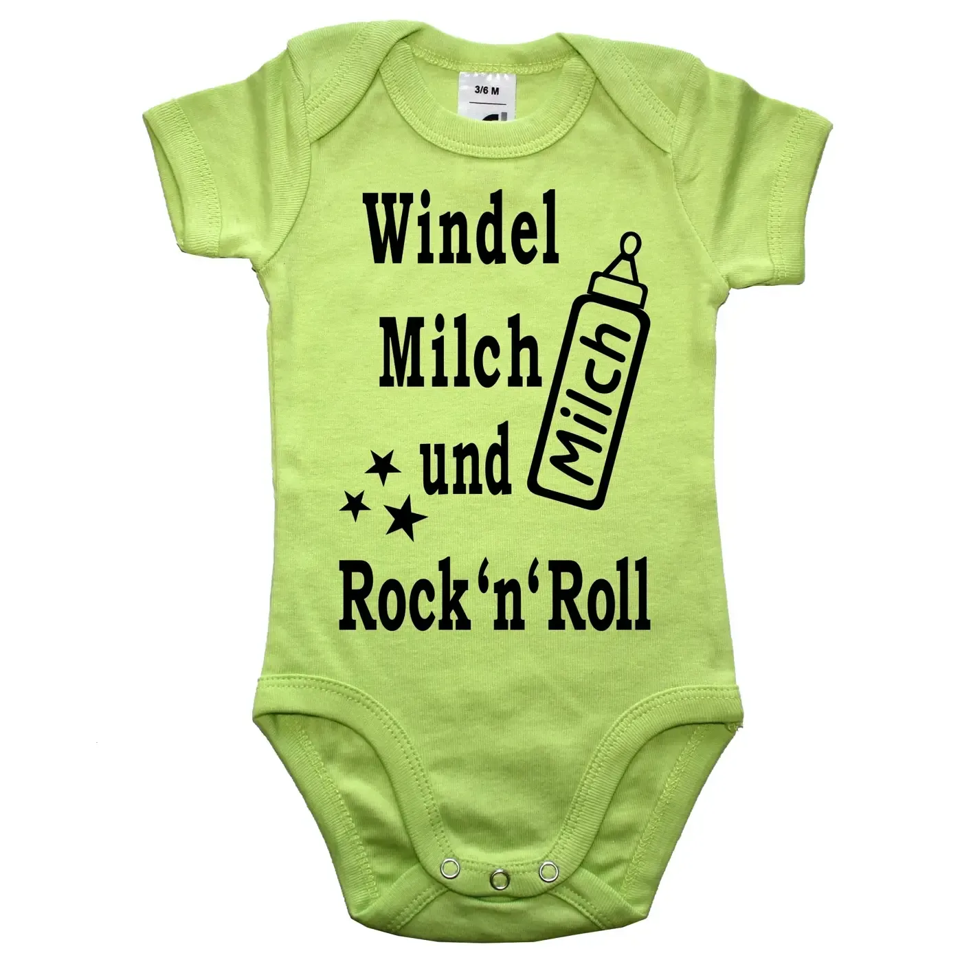 Baby-Body mit Aufdruck Rock 'n' Roll