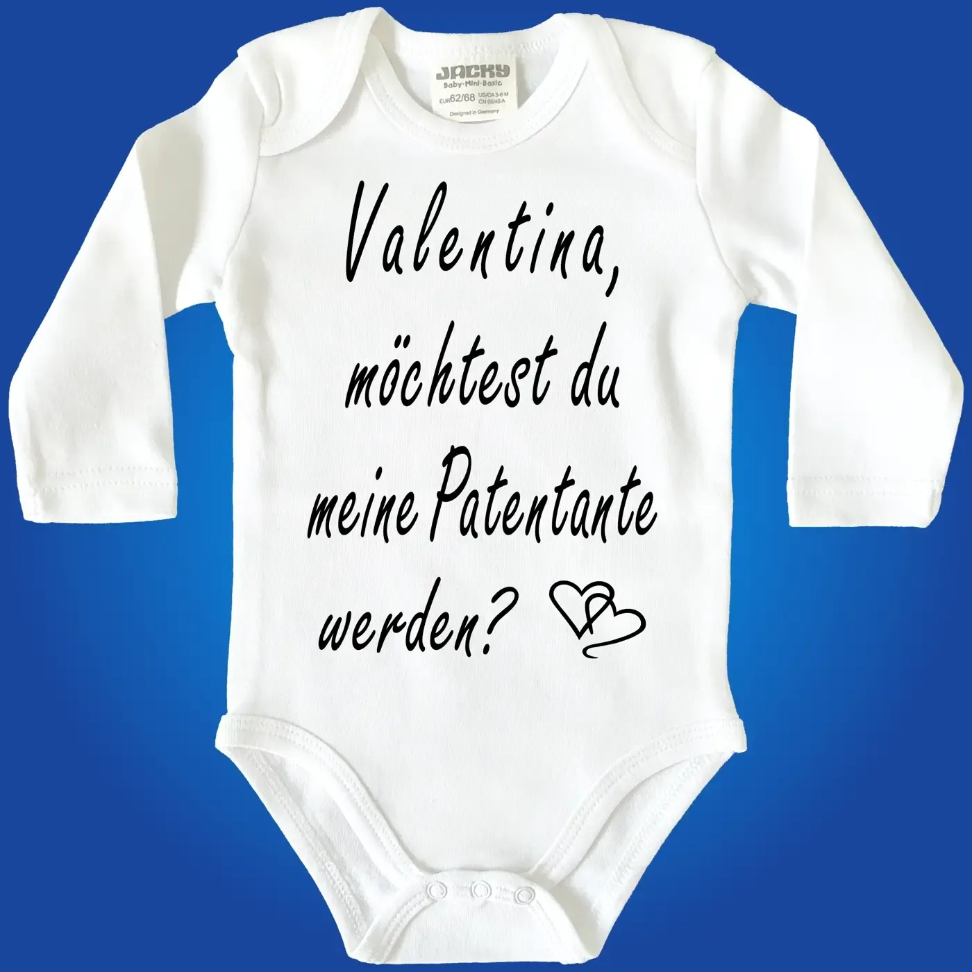 Strampler mit Aufdruck Patentante