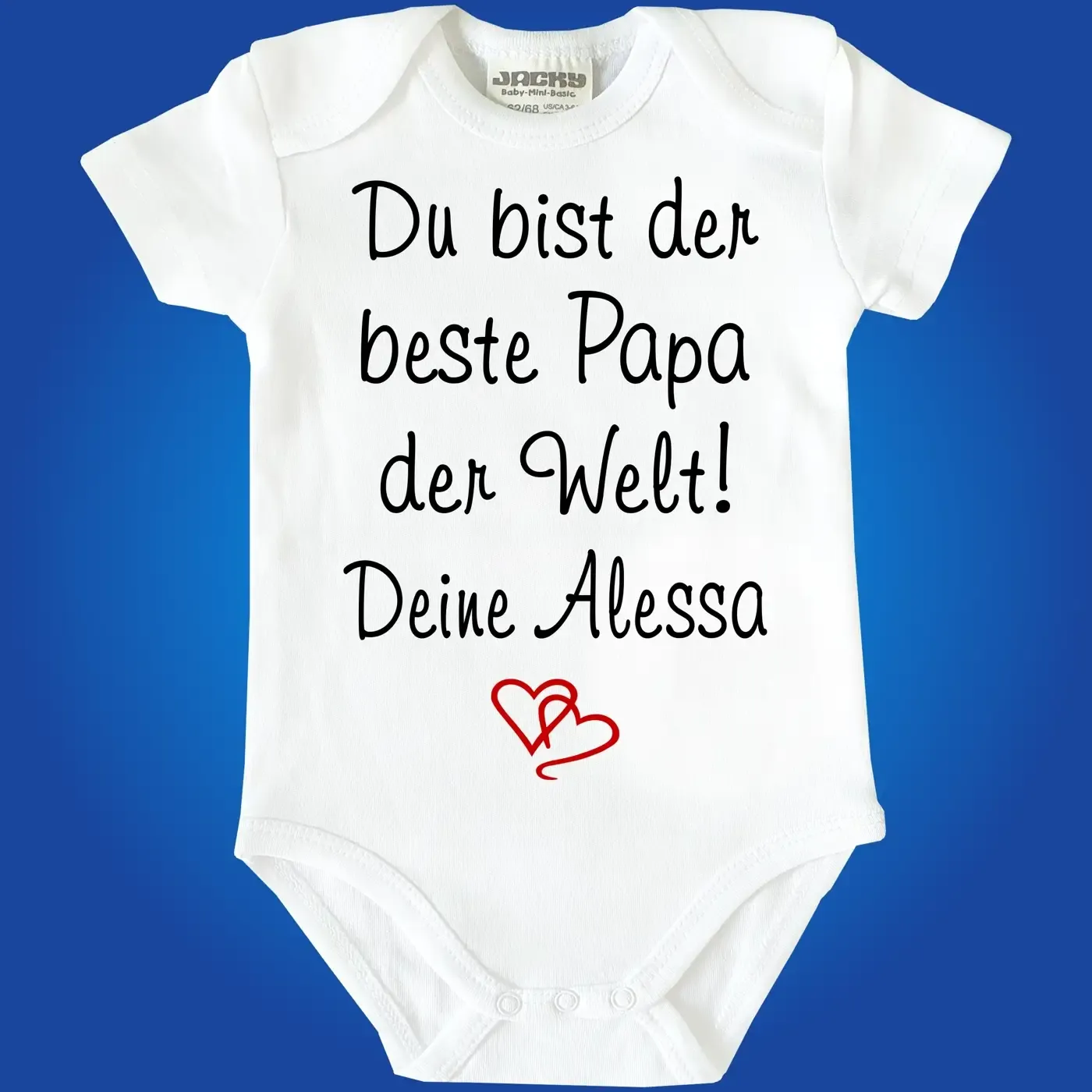 Baby-Body mit Aufdruck Bester Papa der Welt