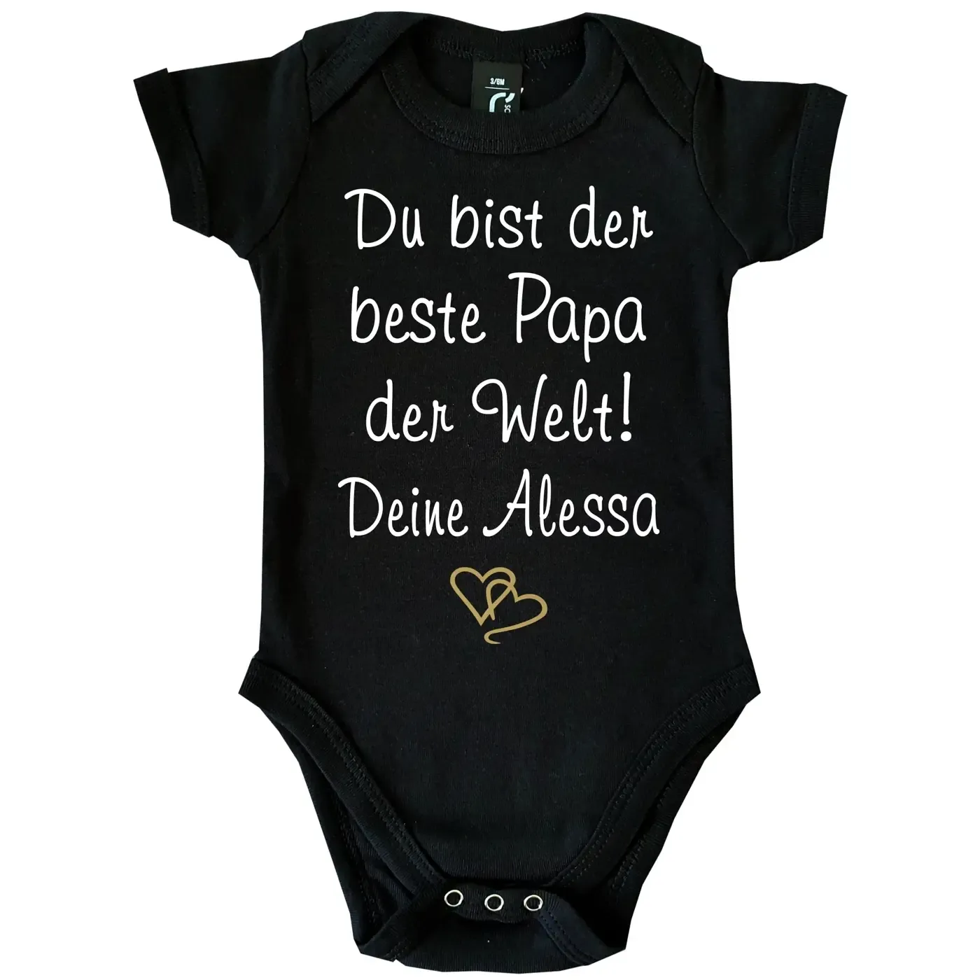 Baby-Body mit Aufdruck Bester Papa der Welt