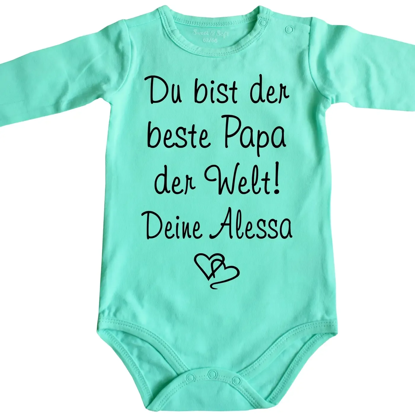 Strampler mit Aufdruck Bester Papa der Welt