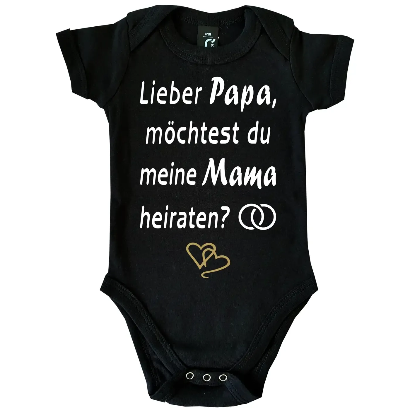 Baby-Body mit Druck Heiratsantrag