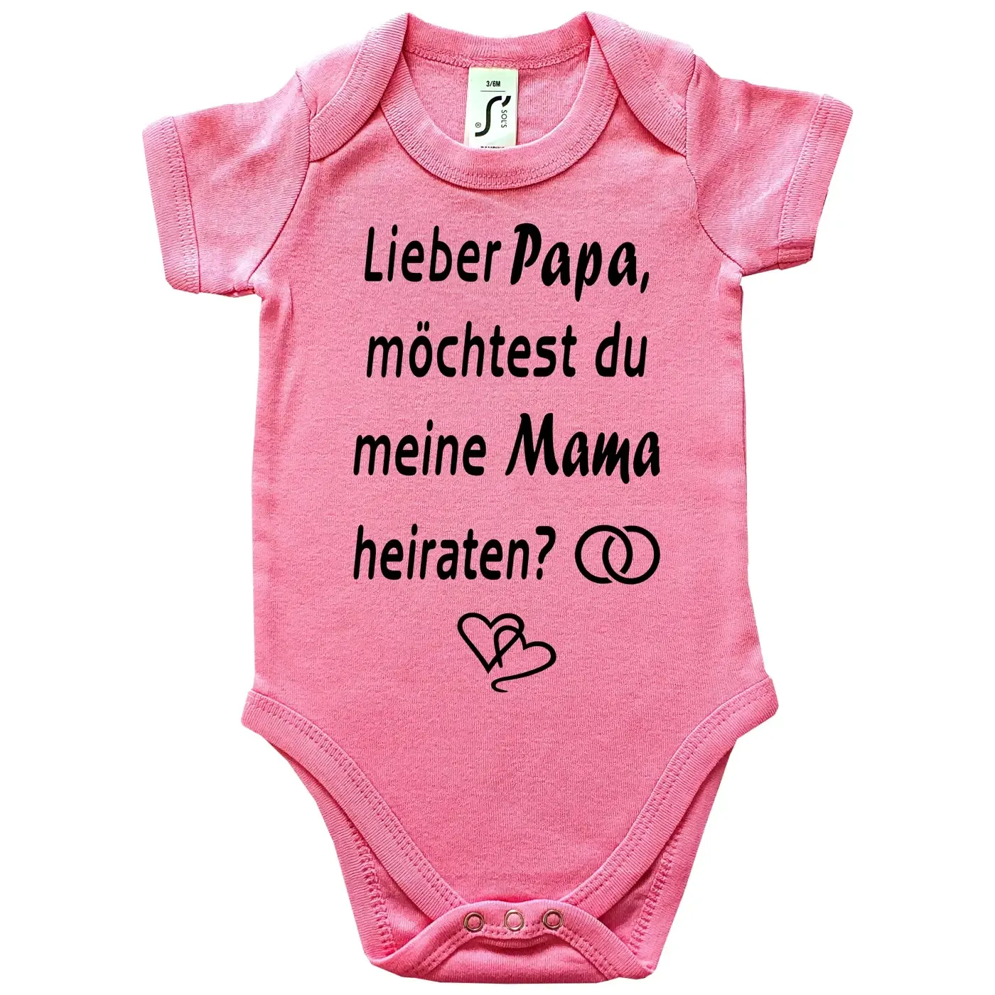 Baby-Body mit Aufdruck Heiratsantrag