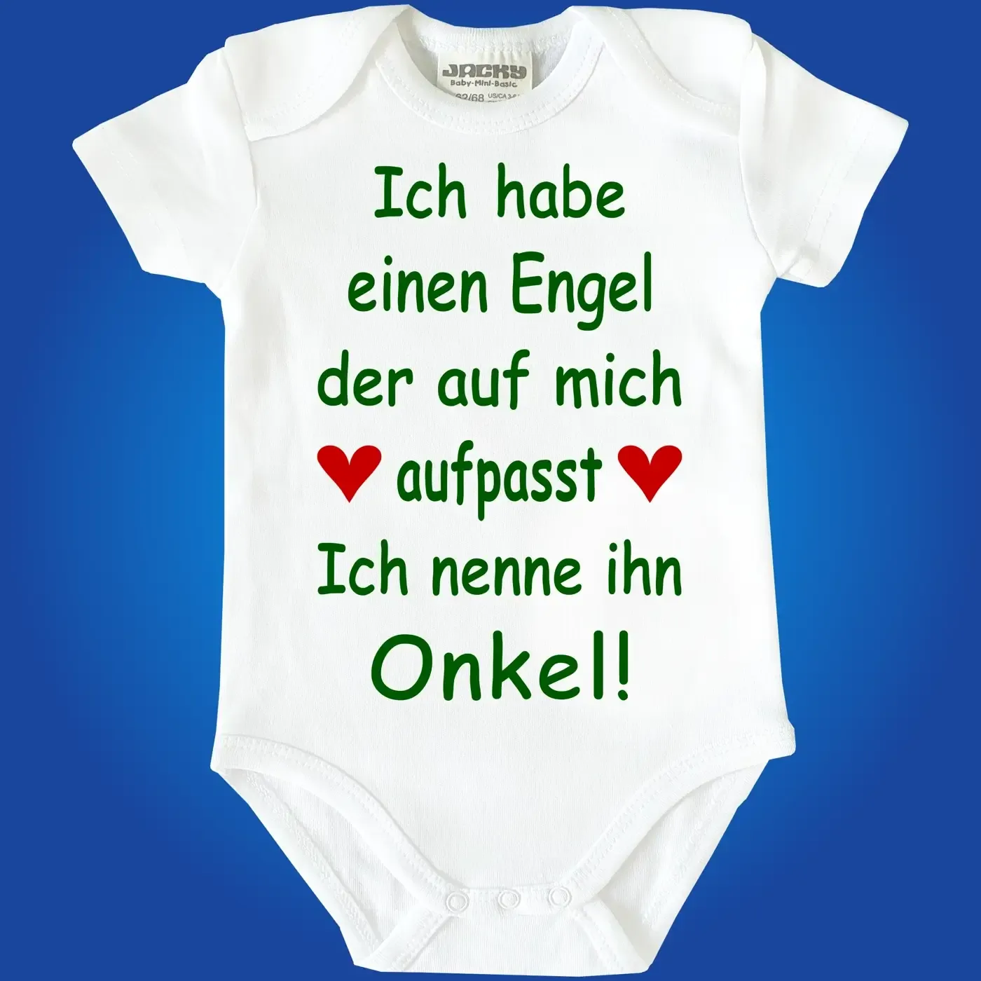 Baby-Body mit Spruch Engel Onkel