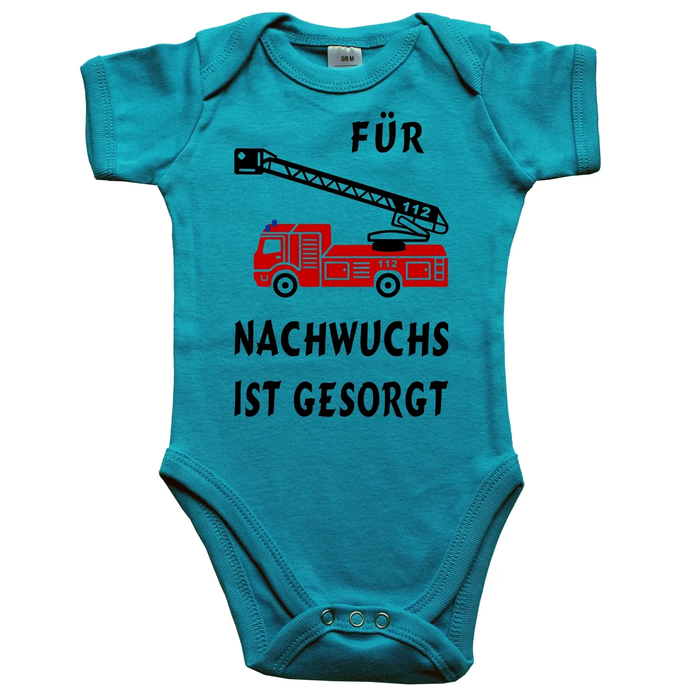 Babybody als Geschenk für Feuerwehr‑Kollegen zur Geburt