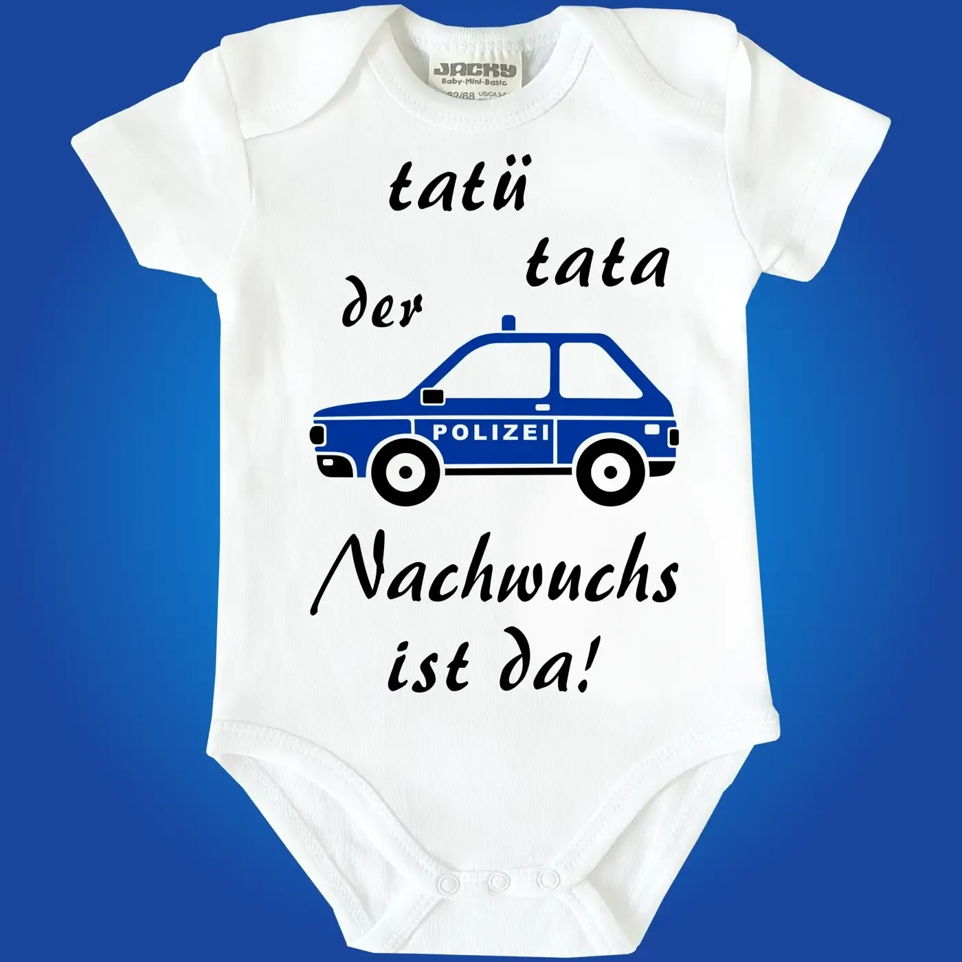 Babybody mit Polizeiauto Polizei