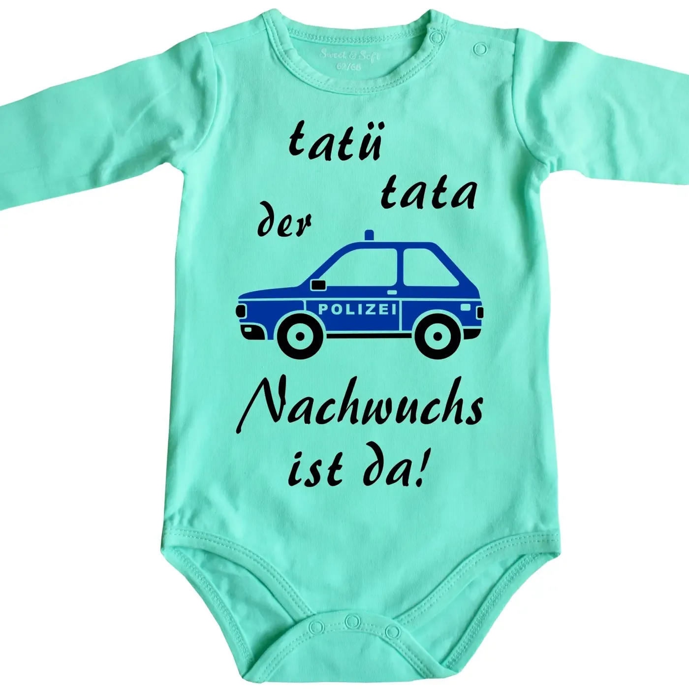 Babybody mit Polizeiauto Polizei
