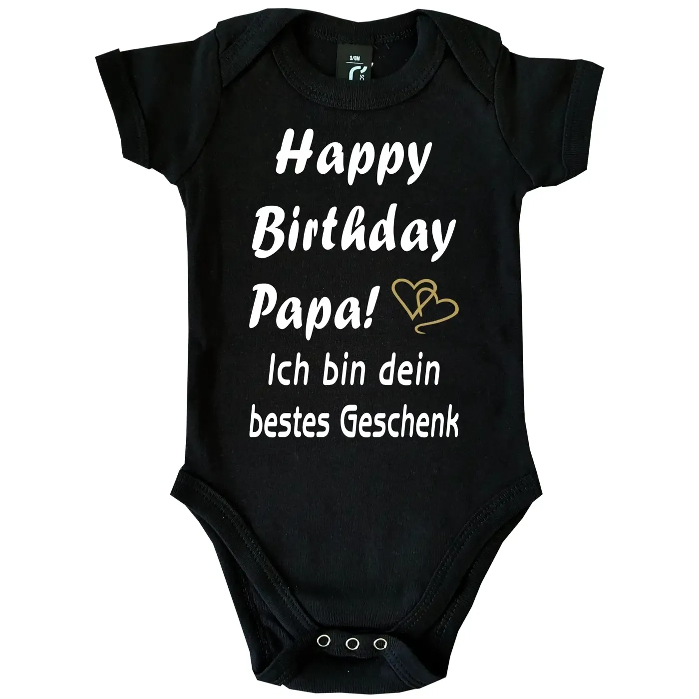 Baby-Body mit Druck Happy Birthday