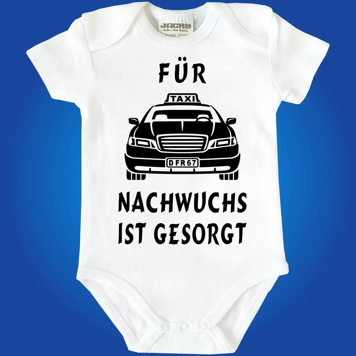 Babybody mit Berufsmotiv für Taxifahrer