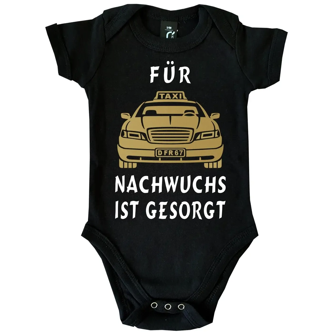 Baby-Body mit Taxi-Auto Taxiauto