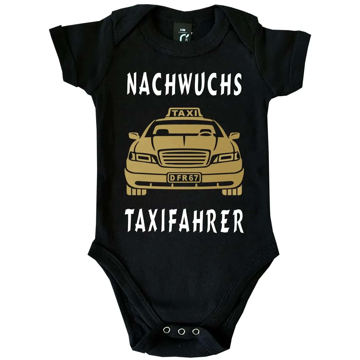 Baby Bodie mit Taxi-Auto Taxiauto