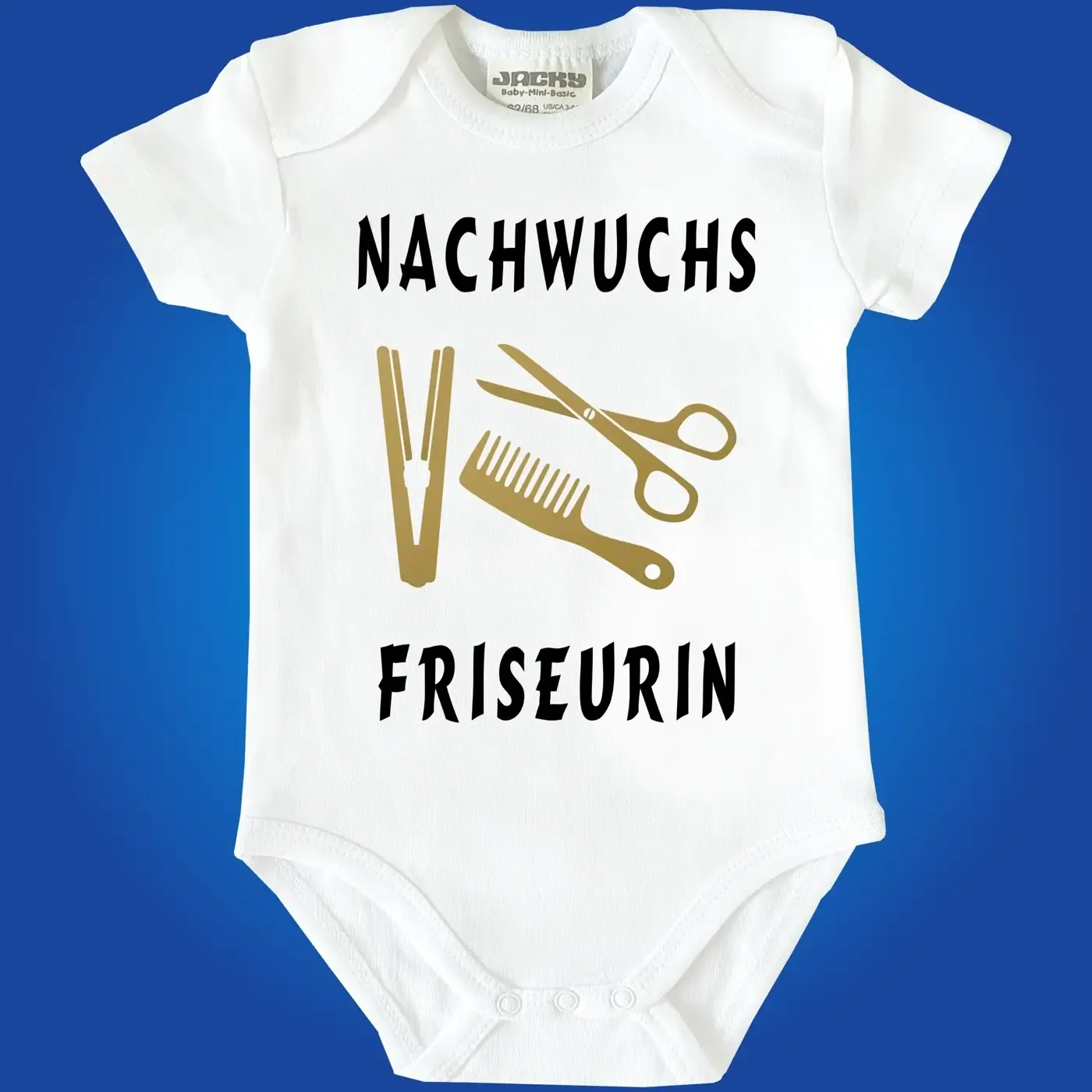 Baby-Body mit Druck Friseurin Friseur