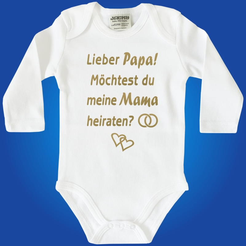 Baby Body Hochzeitsantrag