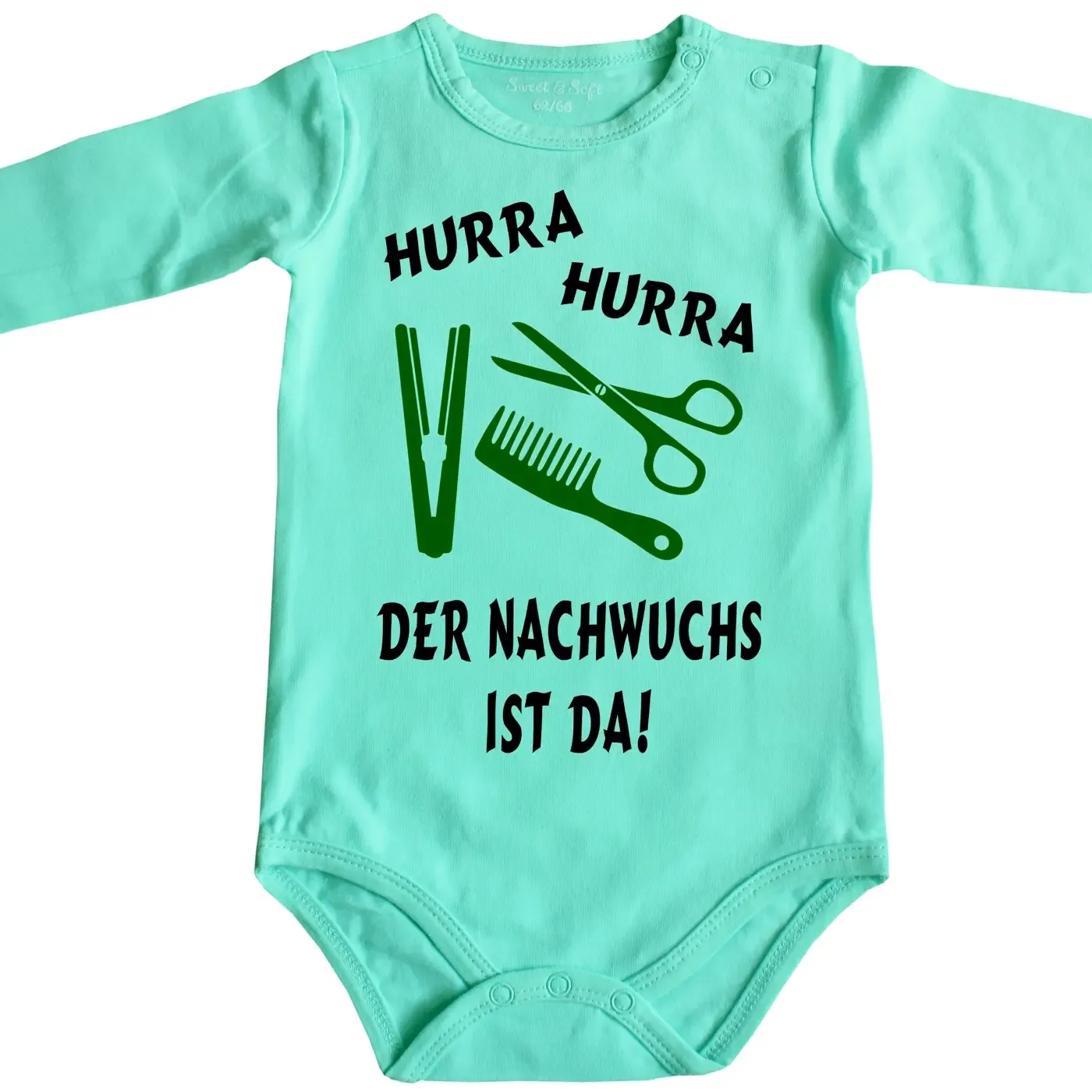Baby-Body mit Druck Friseurin Friseur