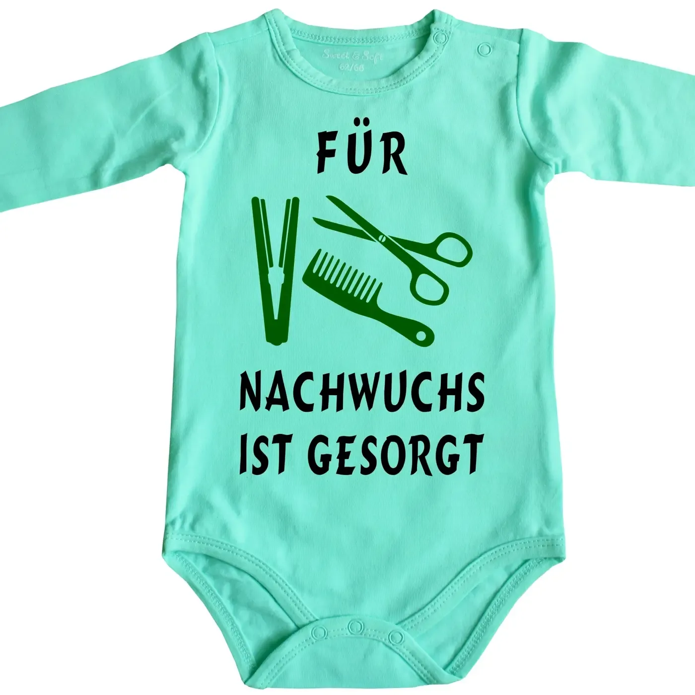 Baby-Body mit Aufdruck Friseurin Friseur