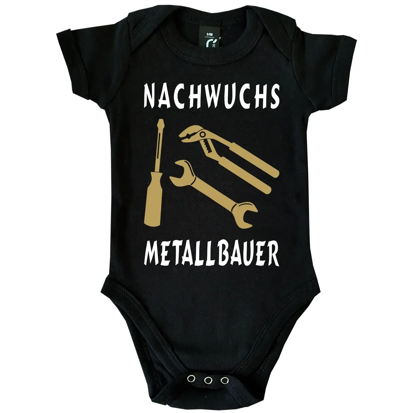 Baby-Body mit Beruf Metallbauer