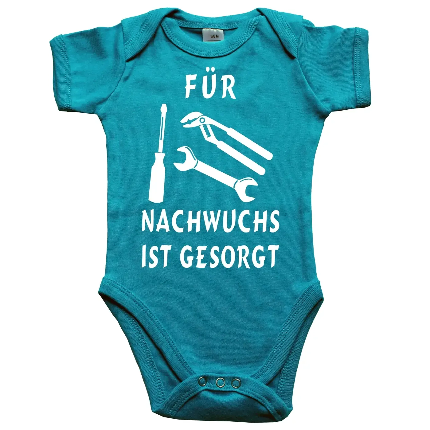 Baby-Body mit Aufdruck Installateurin