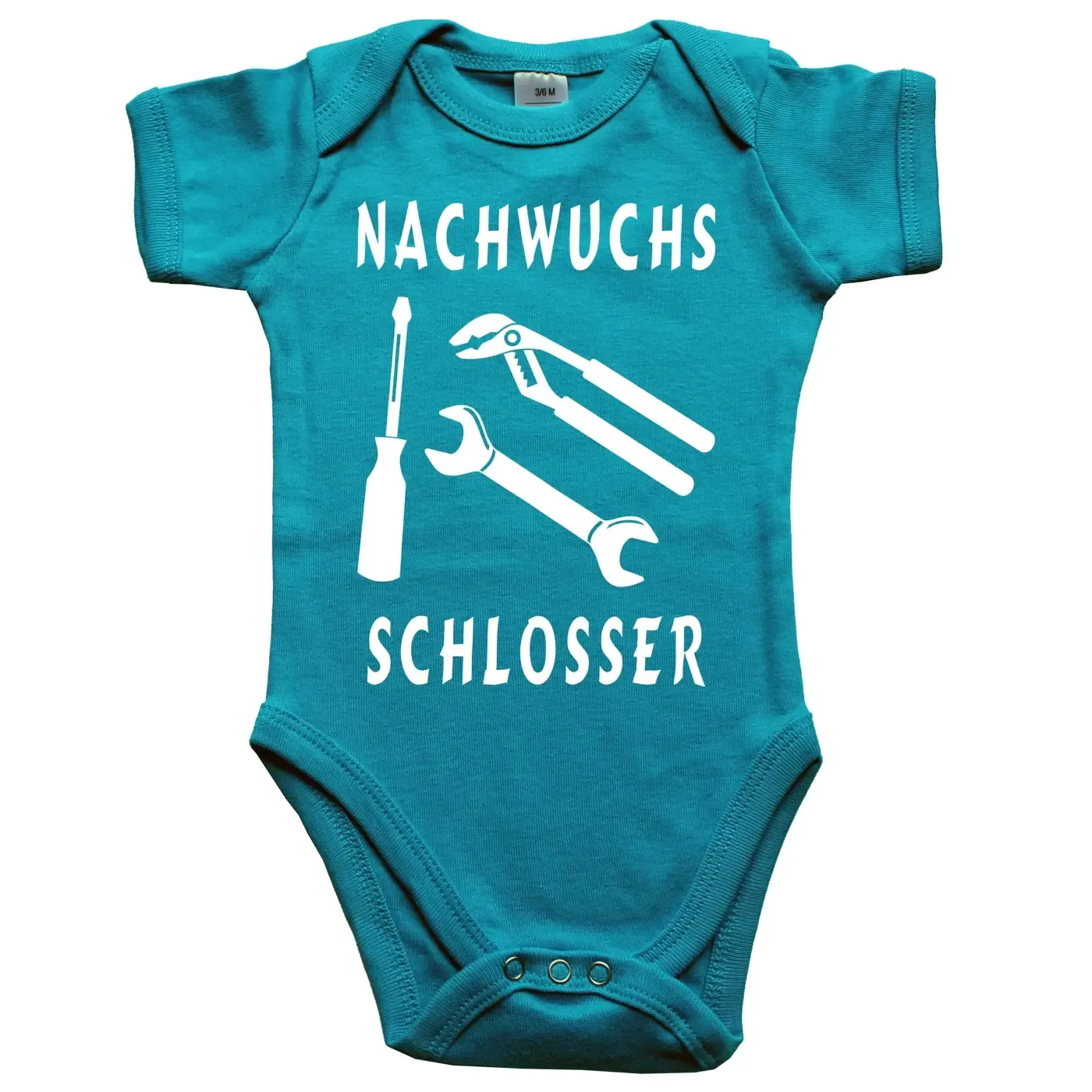 Baby-Body mit Beruf Schlosser