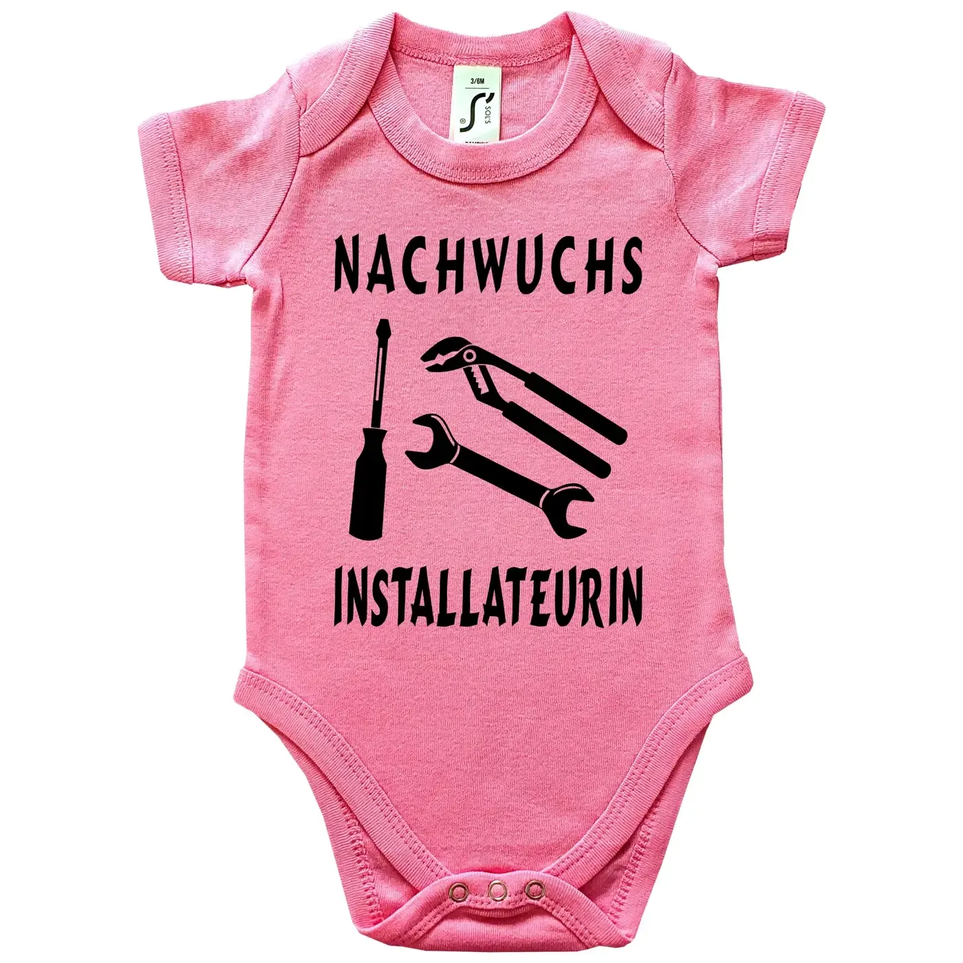Baby-Body mit Aufdruck Metallbauer