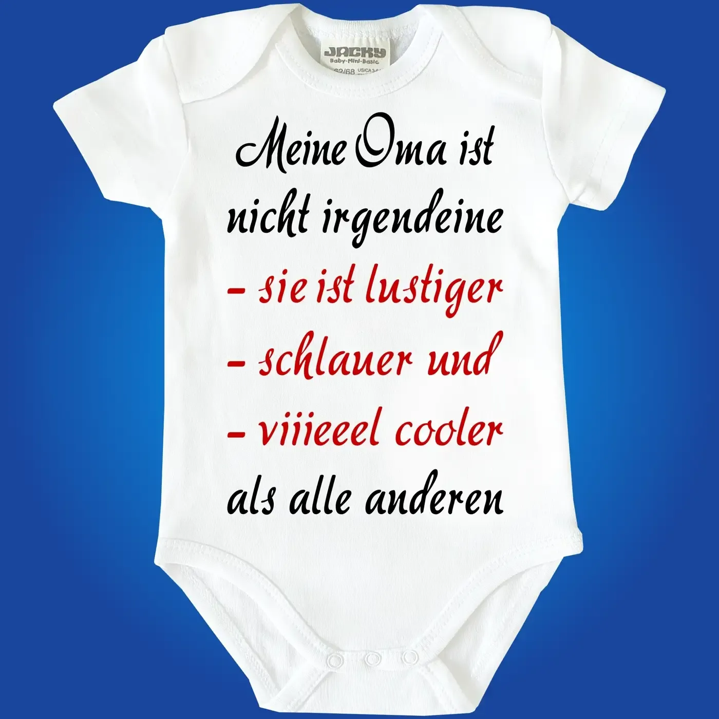 Baby-Body mit Spruch Cooler Onkel