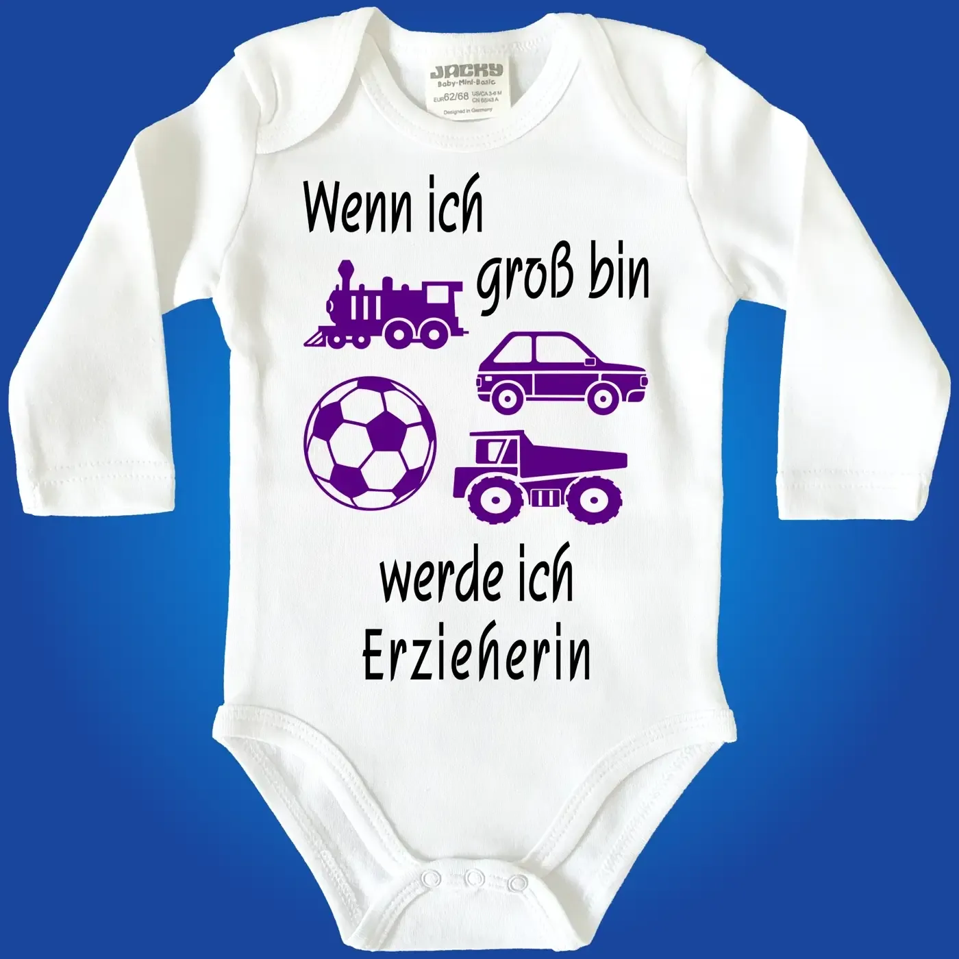 Baby-Body mit Erzieherin Erzieher