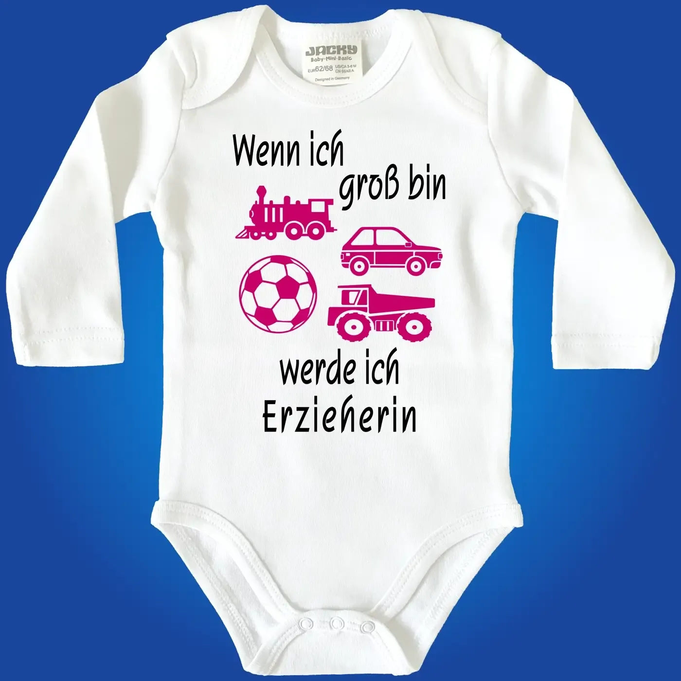 Babybody mit Berufswunsch Pilot