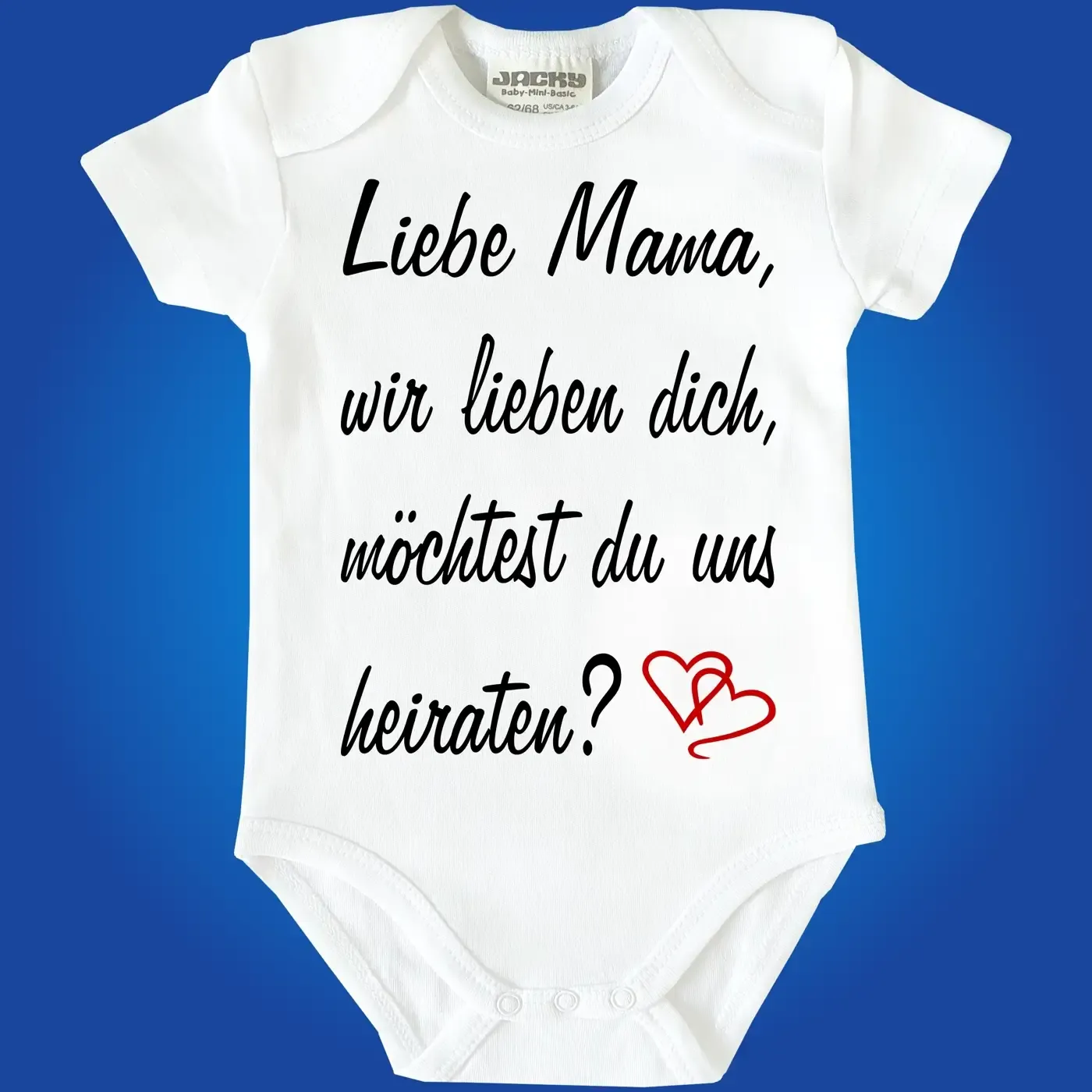 Baby-Body mit Heiratsantrag