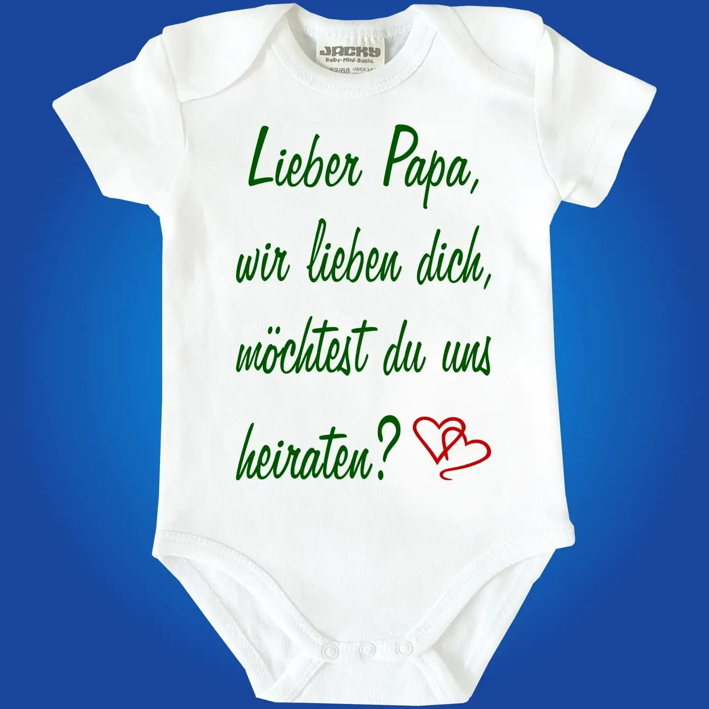 Baby-Body mit Druck Heiratsantrag