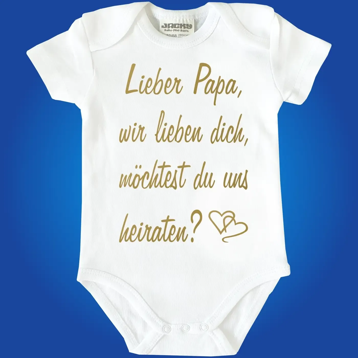 Baby-Body mit Aufdruck Heiraten