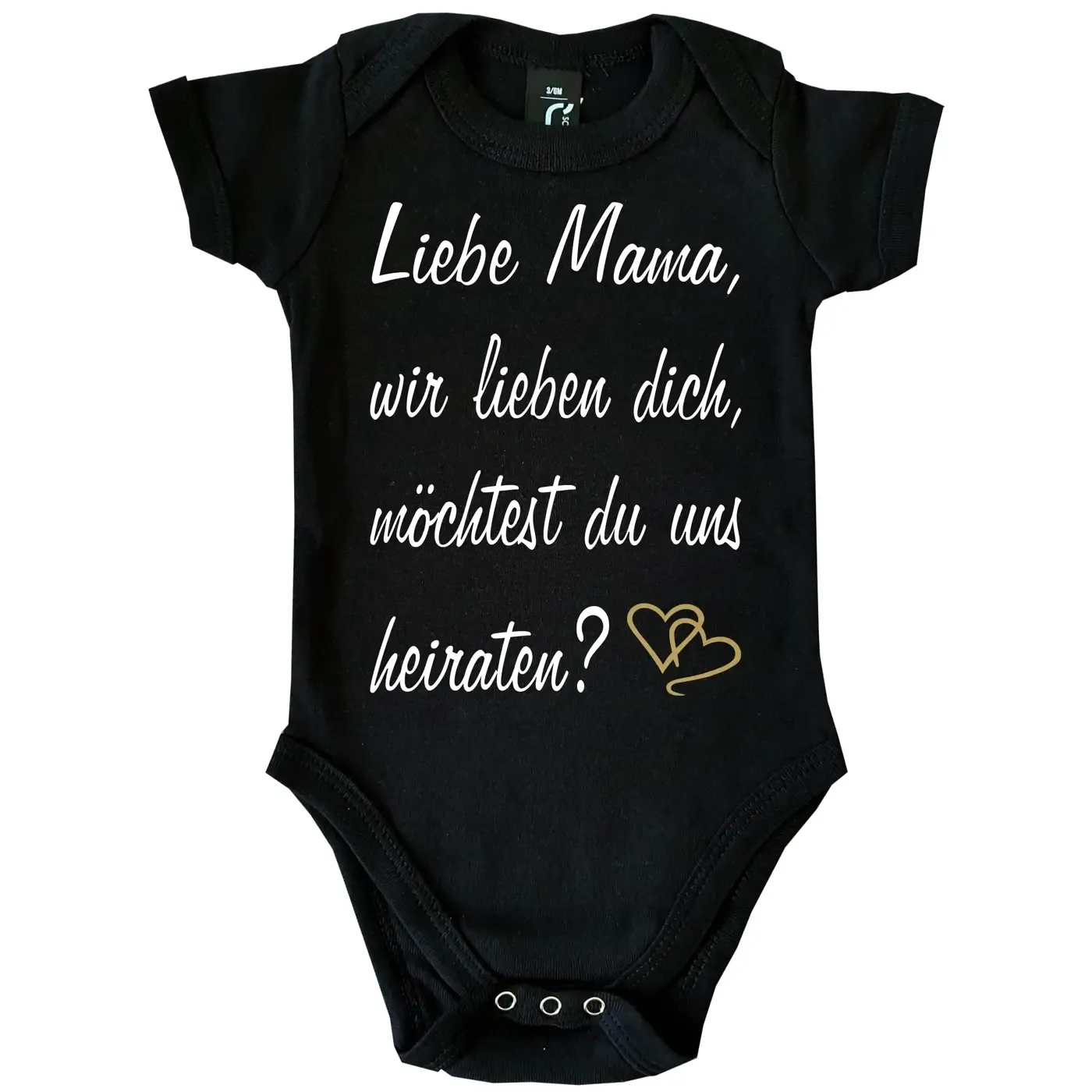 Einteiler mit Antrag zur Hochzeit