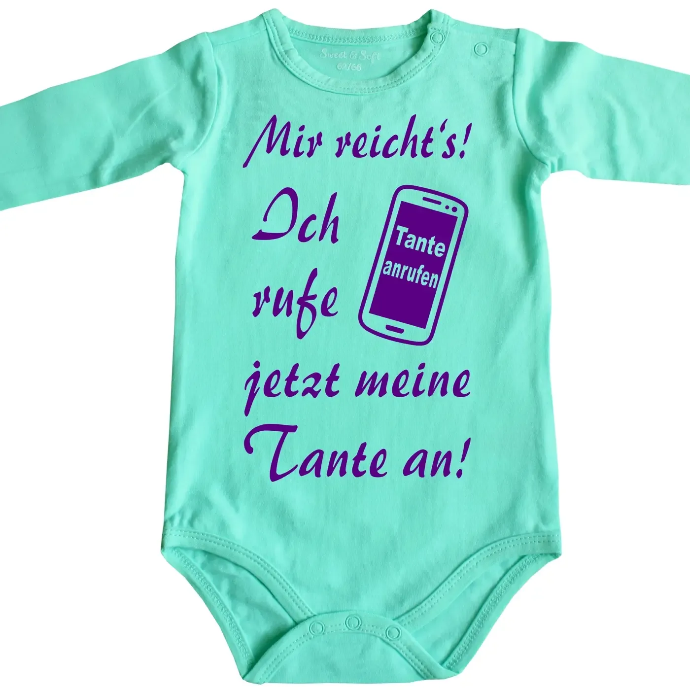 Lustiger Babybody Tante anrufen
