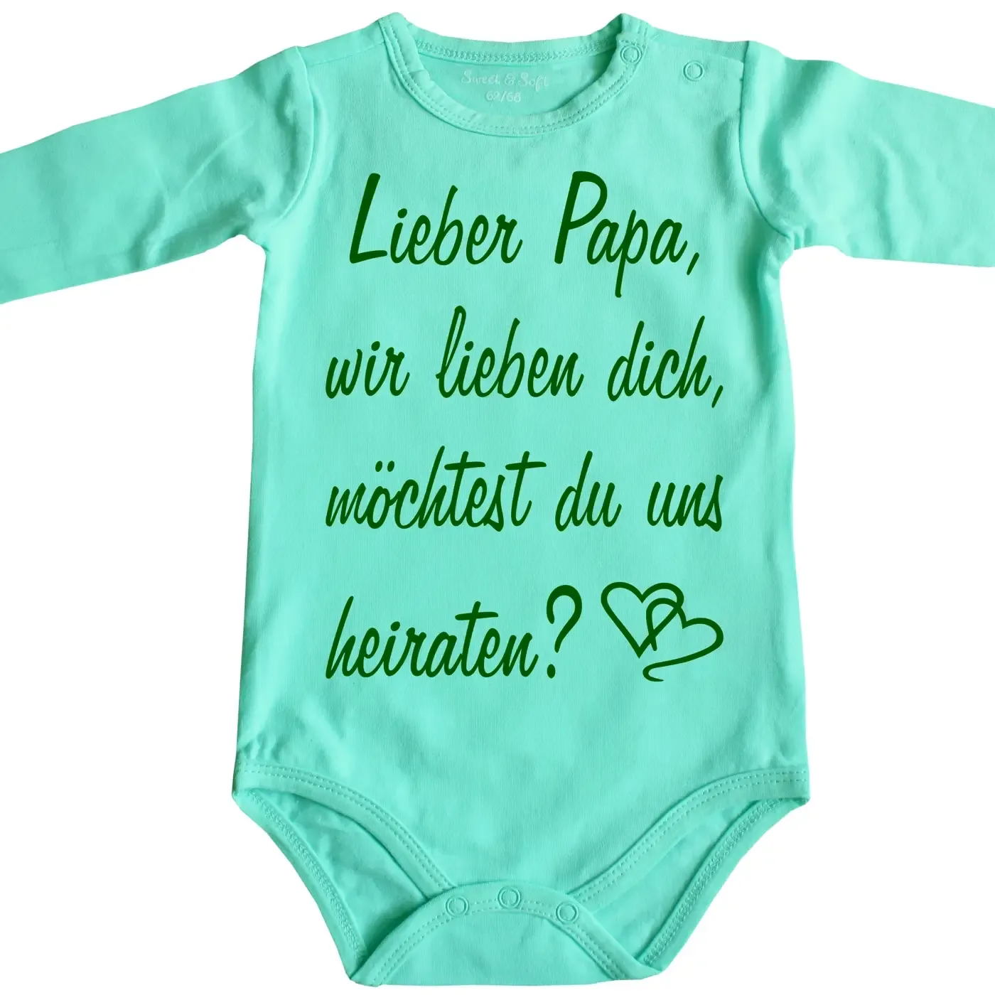 Babybody mit Heiratsantrag