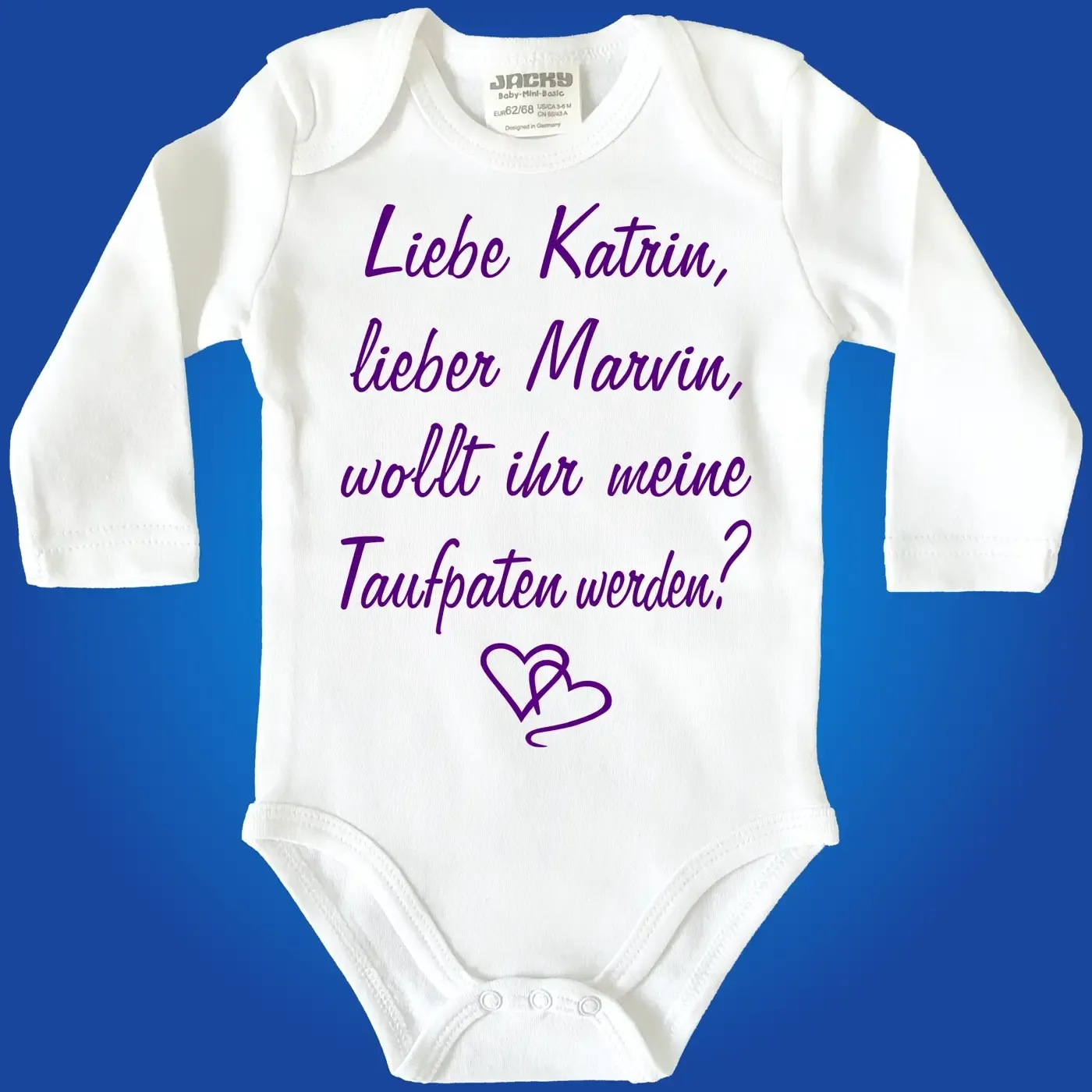 Baby Bodysuit with a saying for godparents