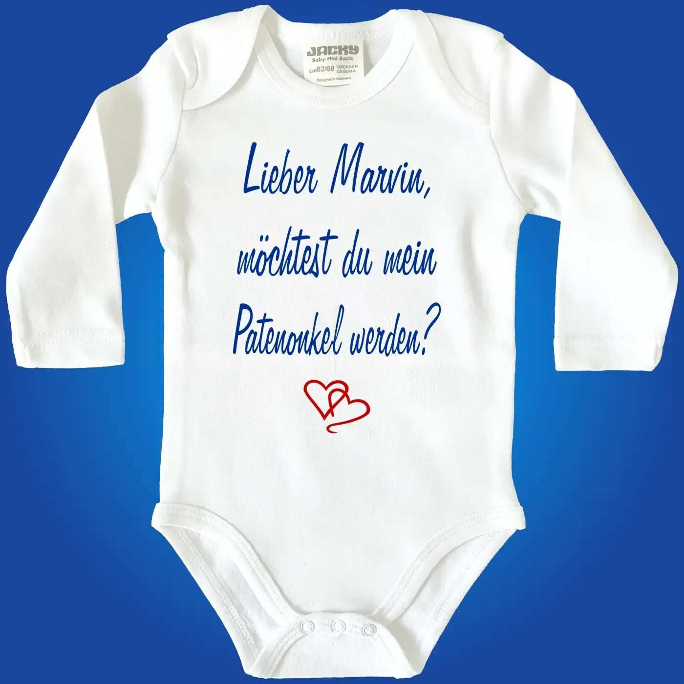 Baby‑Body als Geschenk für zukünftige Paten