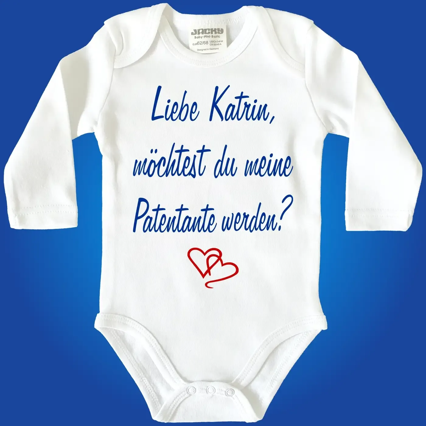Baby-Body mit Spruch Patentante